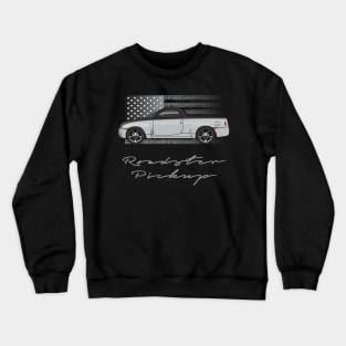 Silver and Black Crewneck Sweatshirt